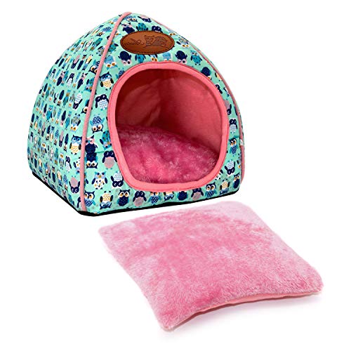 Image of BWOGUE Guinea Pig House Bed Cozy Hamster Cave Large Hideout for Dwarf Rabbits Hedgehog Bearded Dragon Winter Nest Hamster Cage Accessories