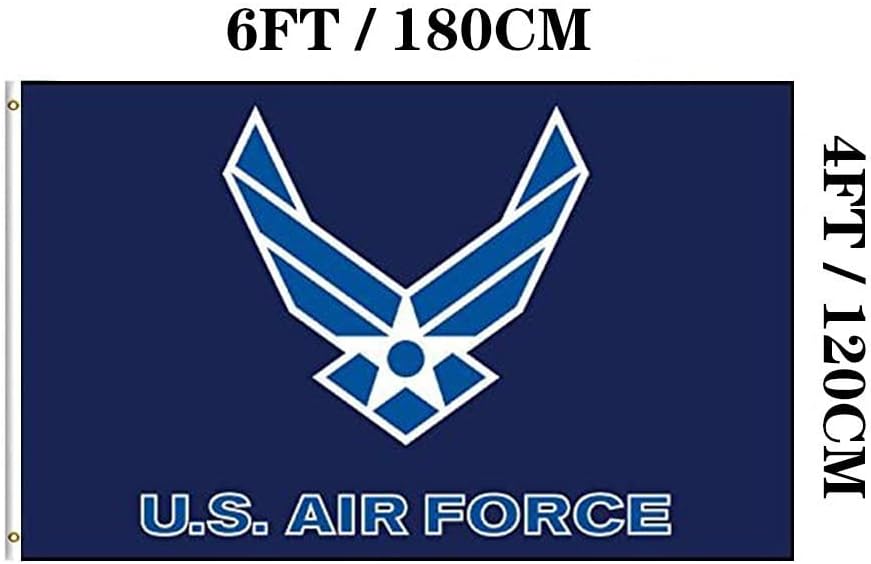 Jayus US Air Force Wing Military Flags 4x6 Outdoor Double Sided Heavy Duty United States Air Force Flag Banner with 2 Grommets
