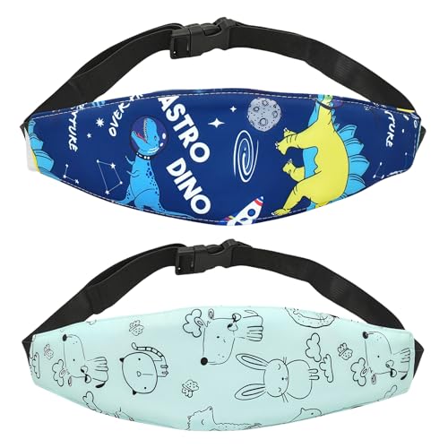 2 Pezzi Regolabile Supporto Testa Seggiolino Auto, Porosità Fascia Testa Seggiolino Auto, Supporto Testa Seggiolino, Reggi Testa Auto Bambini, Accessorio Per Dormire In Auto Per Bambini Più Piccoli