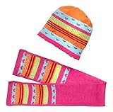 Die Kombination aus Mütze und Schal ist für Puppen der Größe 28 - 35 cm geeignet