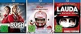  Niki Lauda - Rush / One-Leben am Limit / Lauda: The Untold Story im Set - Deutsche Originalware [3 Blu-rays]