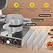 Dyna-Living Waffle Maker 2400W Double Waffle Iron Maker Restaurant Non-stick Round Waffle Machine Commercial Waffle Maker Large Waffle Machine for Hotel, Thicken Stainless Steel