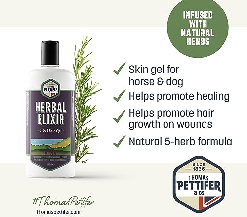Thomas Pettifer & Co. Herbal Elixir 3-in-1 Horse & Dog Skin Gel 250ml - Image 2