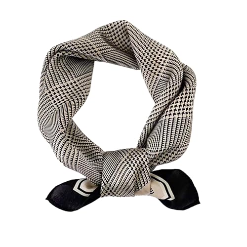 高級感シルクスカーフ ブラック