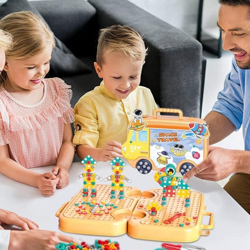 Conjunto de construção de chave de fenda infantil, conjunto de placa de chave de fenda para crianças