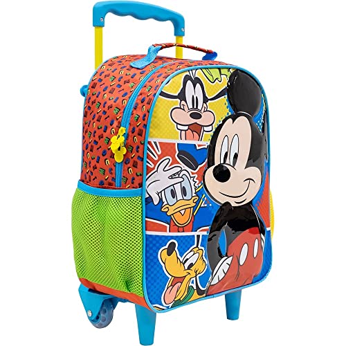 Mochila com Rodas Infantil Escolar em 3D Mickey Mouse