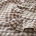 Mywinlle Taupe/White Plaid Ruffle Pillowcases Farmhouse Standard Size Pillow Shams 20