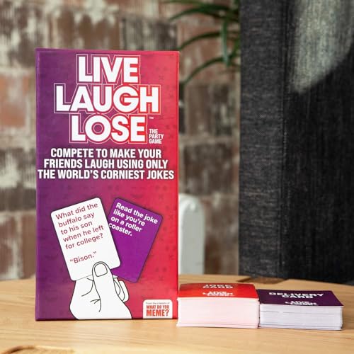 Image of Live Laugh Lose Card Game | Funny Party for Friends & Family | Hilarious Joke Challenge Game for Nights, Parties & Gifts