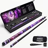 IgnatGames Premium Pool Cue Stick – 58' 2-Piece, 21oz Canadian...