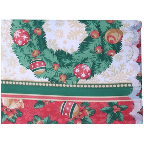 VICASKY Chemin de Table Style Noël, Décoration de Table Polyester