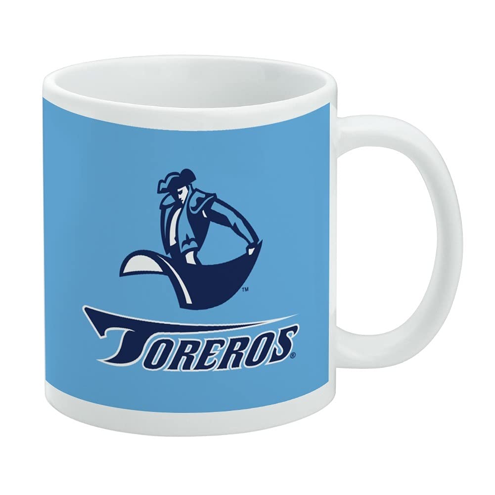 University of San Diego Toreros Ceramic Coffee Mug, Novelty Gift Mugs for Coffee, Tea and Hot Drinks, 11oz, White