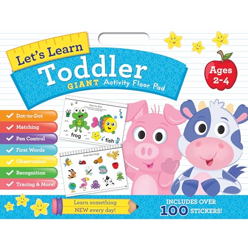 Toddler Activity Book Ages 2–4 | Preschool Learning Workbook with