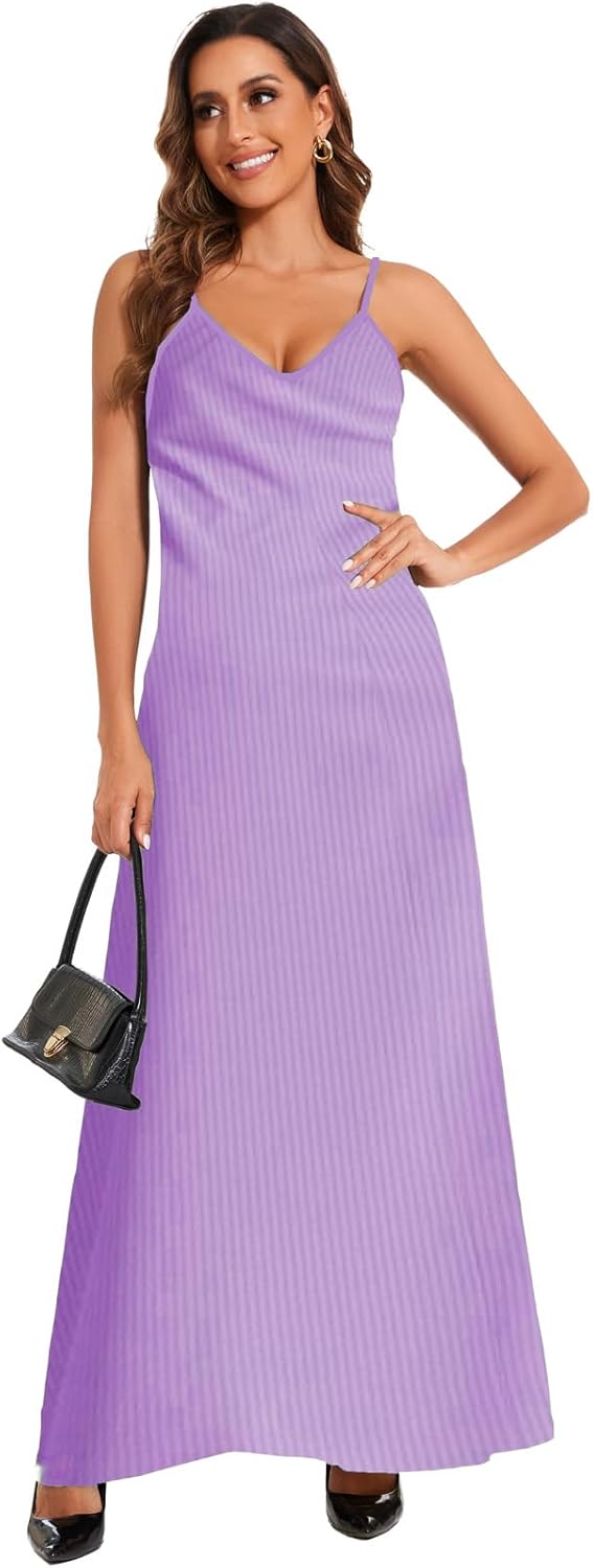 DinyIn Plus Size Maxi Dresses Sundress for Women Loose Leopard Printed Adjustable African Dress with Pockets