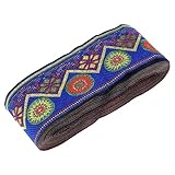 Gadpiparty Embroidered Lace Ribbon Computer Accessories Lace Fabric Embroidered Ribbon Vintage Decor Clothes Embroidery Accessories Trim Ribbon for Sewing Polka Dot India Polyester