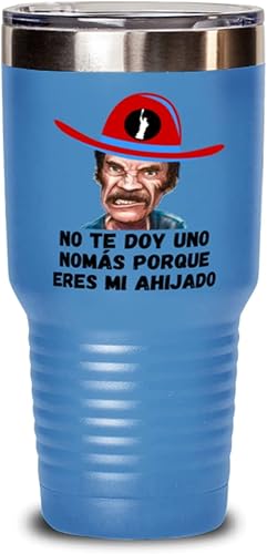 Regalo para ahijado vaso de vino y blanco no te doy una nomas