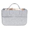 Handgemaakt Vilt tas open haard houten tas winkelmandje kleding mand hout zak brandhout mand krant kraampjes mand…