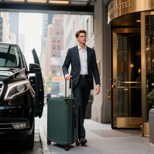Eeeza Luggage Sets 5 Piece,Lightweight Durable Hardshell,20/24/28 Inch by Eeeza - Used condition - Image 2