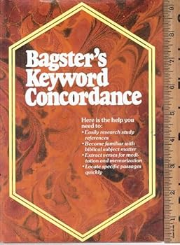 Hardcover Bagster's Keyword concordance Book