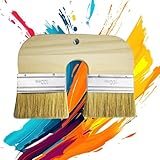 Design utile : la brosse de lavage à la chaux garantit une application uniforme du calcaire avec des poils de haute densité, absorbant efficacement la poussière pour éviter l'agglomération et les rayures, ce qui la rend idéale pour réaliser des finitions murales lors de la rénovation ou des projets domestiques, améliorant à la fois l'efficacité et les résultats esthétiques dans divers scénarios de peinture.