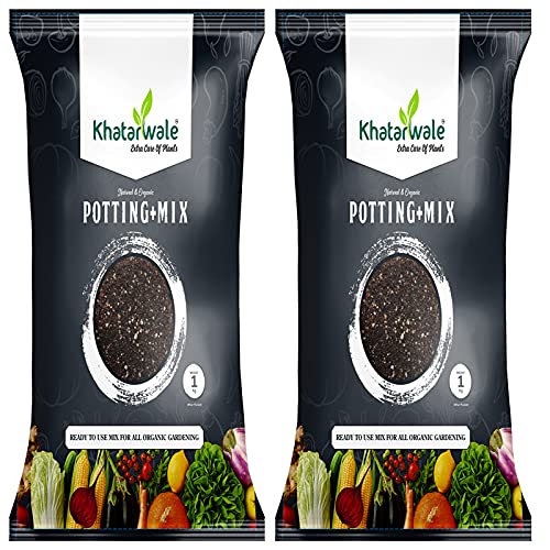 Buy Khatarwale Potting Soil Mix Fertilizer (1kg) Enriched with