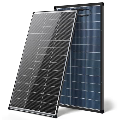 Image of AeternaSol Solar Panels, 200w bifacial n Type 18bb A+ Grade Solar Module IP68 Waterproof 25% high Efficiency Solar Cell 200 watt Solar Panel 12v for Off Grid RV Boat Rooftop Camper (200W Bifacial)
