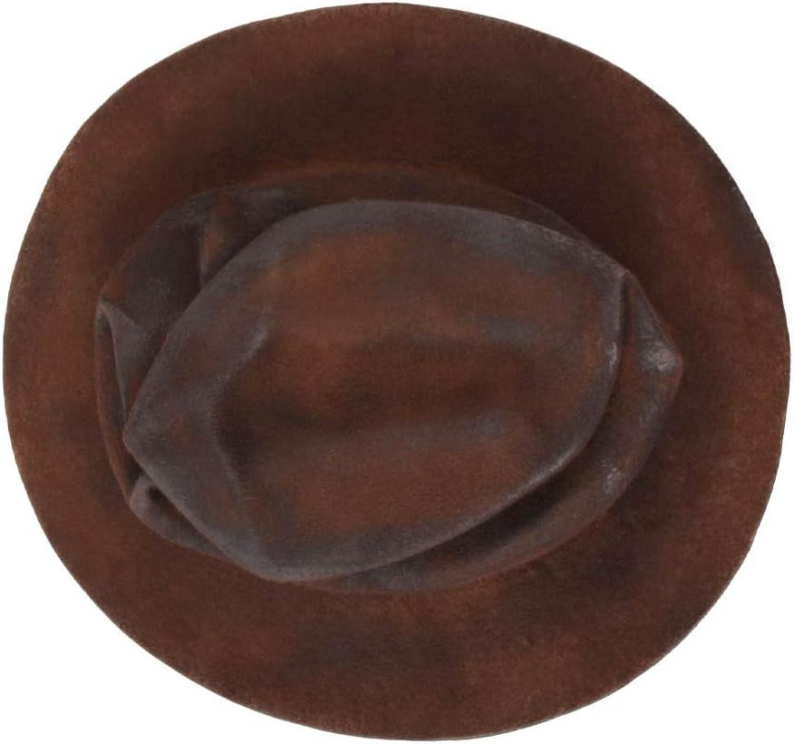 Men's Brownie Wool Felt Fedora Hat Packable