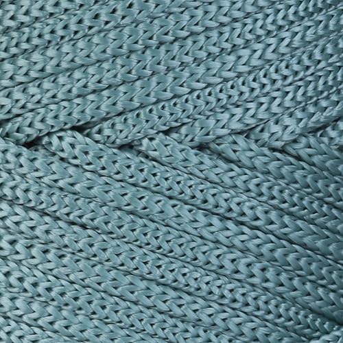 Cordon macramé 5mm x 94m vert crêpe pour crochet et tapis