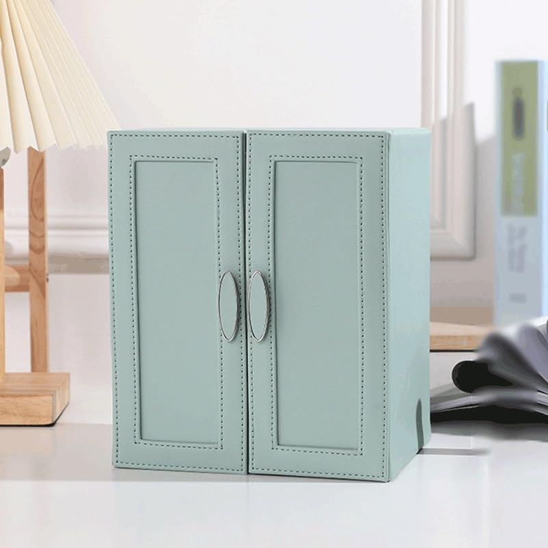 Large Capacity Portable Jewelry Storage Box Ring Earrings Jewelry Box with Handheld Lock (Color: D, Size: 24cmcm) (B 24cmcm) image 5