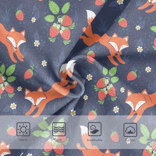 Little Girl Underwear Toddler Panties Kids Undies Fox Animal Soft Cotton Briefs 2T-8Y3