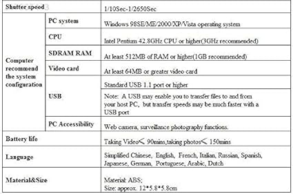 1CC1 3.7V 1250mAh Video Black HD DV Camera Digital 1920 * 1080P 3-Inch