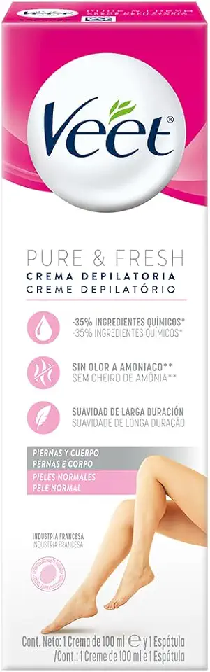 Veet Creme Depilatório Pure & Fresh Pele Normal 100ml