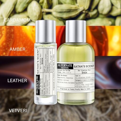Image of Alternate Scents SATAN SCENT 40ml Long Lasting Perfume For Men &Women |Strong&Long Lasting with 30% Oil Concentration|Dark Smoky Spicy Oriental|Fragrance From France |Made In India|