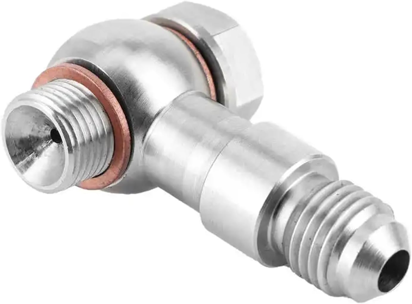 M11x1.0 to 4AN Turbo Oil Feed 1.0mm Restrictor Mild Steel Fitting for Garrett GT25R GT28R GT30R GT35R