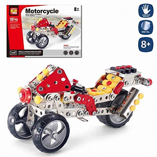 Juguetes Industriales Moto de Metal Mecano