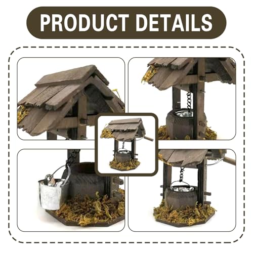 Accesorios para casa de muñecas escala 1:12 muebles de madera pasillo 2