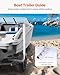 VEVOR Boat Trailer Guide, 40″ Adjustable Design Trailer Guide Poles, 2PCS High-Hardness Steel Trailer Guide-Ons, Trailer Guides with PVC Pipe Posts, for Ski Boat, Fishing Boat or Sailboat Trailer