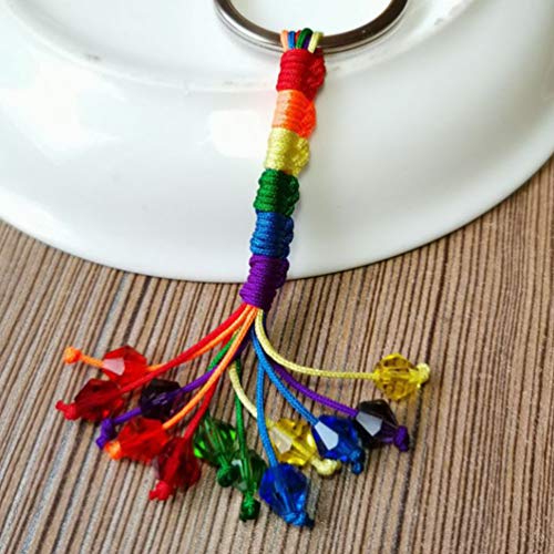 PRETYZOOM 2 Pcs Lgbt Porte-Clés Metalgay Fierté Porte-Clés Homosexuel Arc en Ciel Porte-Clés Porte-Clés Cadeau D'anniversaire pour Hommes Femmes - Image 5