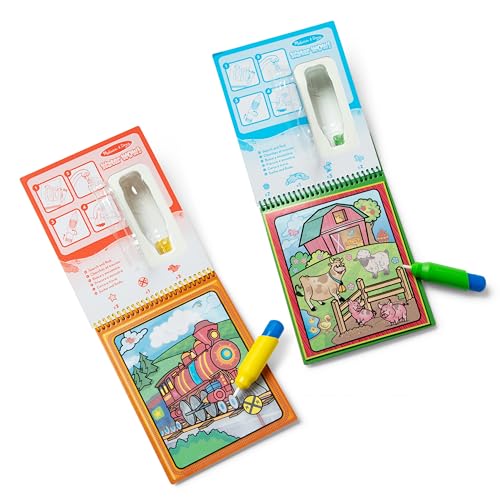 Melissa & Doug Water Wow! 2-Pack – Animals, Vehicles Water-Reveal Travel Activity Pads by Melissa & Doug - Image 3