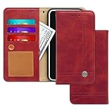 LG G4 Beat, G4s Case [Free 9 Gifts] Trim LINE Flip Diary Cover with Slim Wallet Design [Octopus Ver.]– Card Holder, Cash Slots, Kickstand, Strap & Message Pad for G 4 Beat, G4S - Burgundy Red