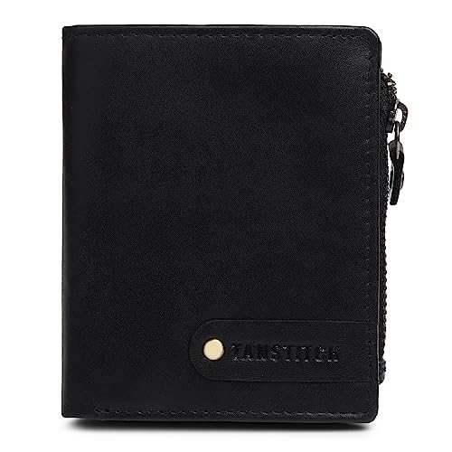 Image of TANSTITCH Slim Leather Wallet || Compact, Minimalist & Thin Wallet || RFID Protected || Front Pocket Carry Design