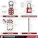 TRADESAFE Professional Lockout Tagout Kit - Loto Locks, Gate Valve Lock, Ball Valve Lockout, Circuit Breaker Locks, Hasps, Plug Lock, Cable Lockout, Tag Out Tags and Ties Set (2 Keys Per Lock)
