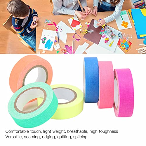 Fita de Algodão, Cores Vivas, Fita para Pintores de Arco-íris, Versátil, Respirável para Embrulhar P