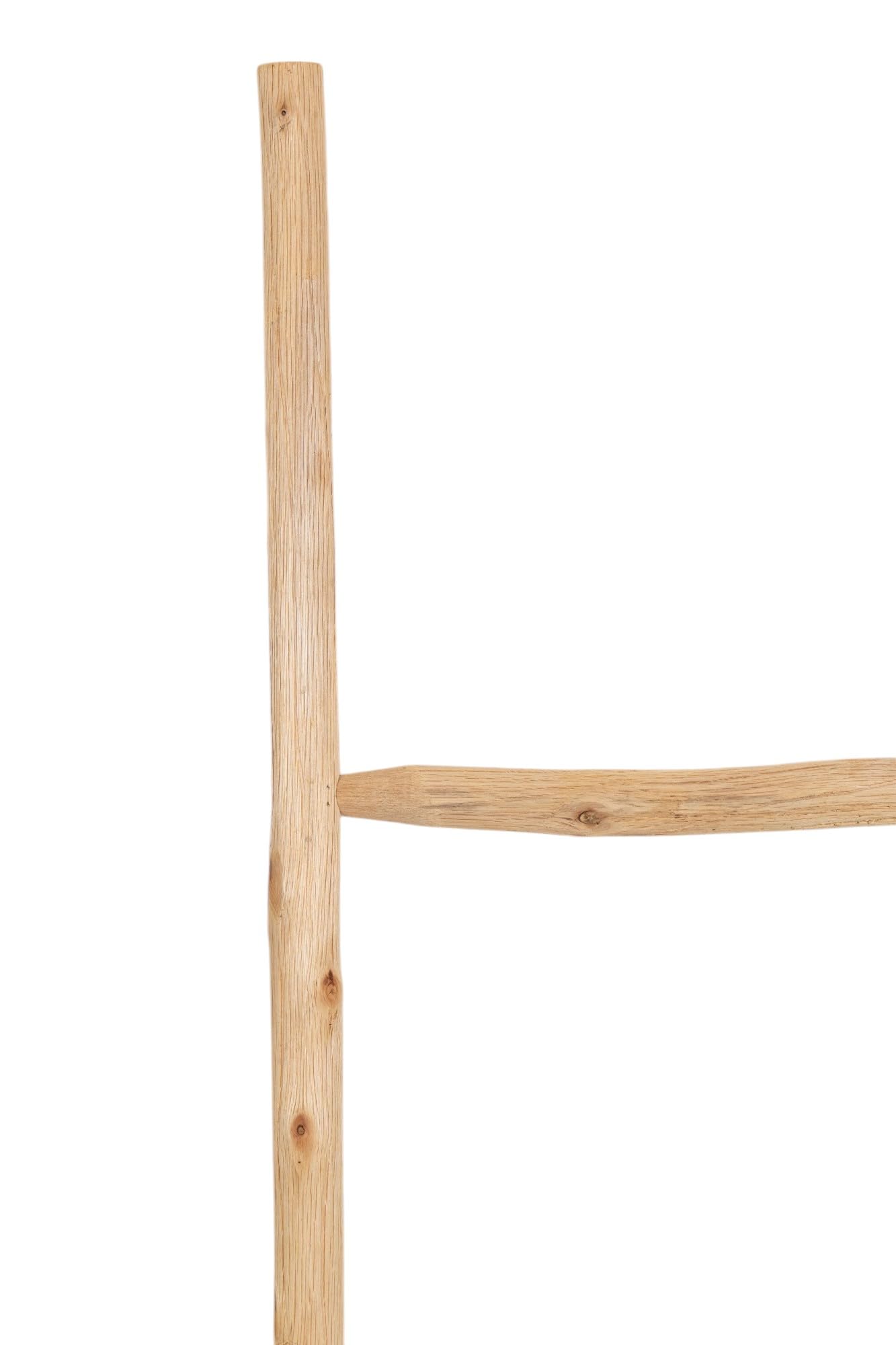 Biscottini Scaletta porta asciugamani bagno 168x36x3 - Scala Decorativa in Legno - Scaletta legno appendi asciugamani - Scala portasciugamani - Scaletta portasciugamani da parete Metallo, Bambu