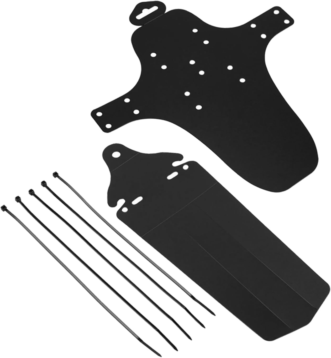 Mountain Bike Flaps Easy Install Bike Mudguard Rear and Front Mudguard Plastic Mud Guard for Cycling