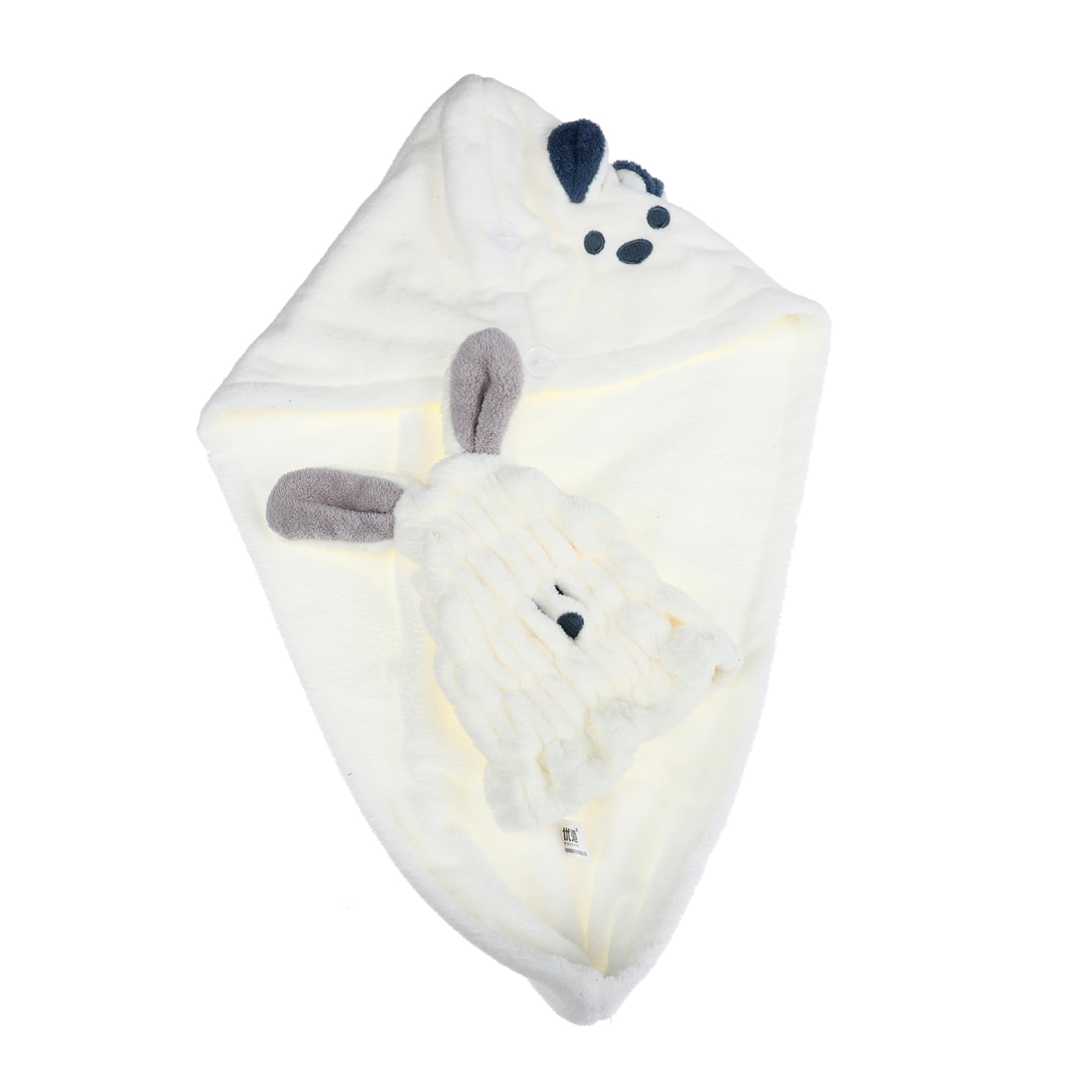 Gogogmee 2Pcs Hair Turban Towel for Curly Hair Quick Drying Hair Wraps Soft and Absorbent for Gym Beach Yoga and Home Use Family Friendly Design