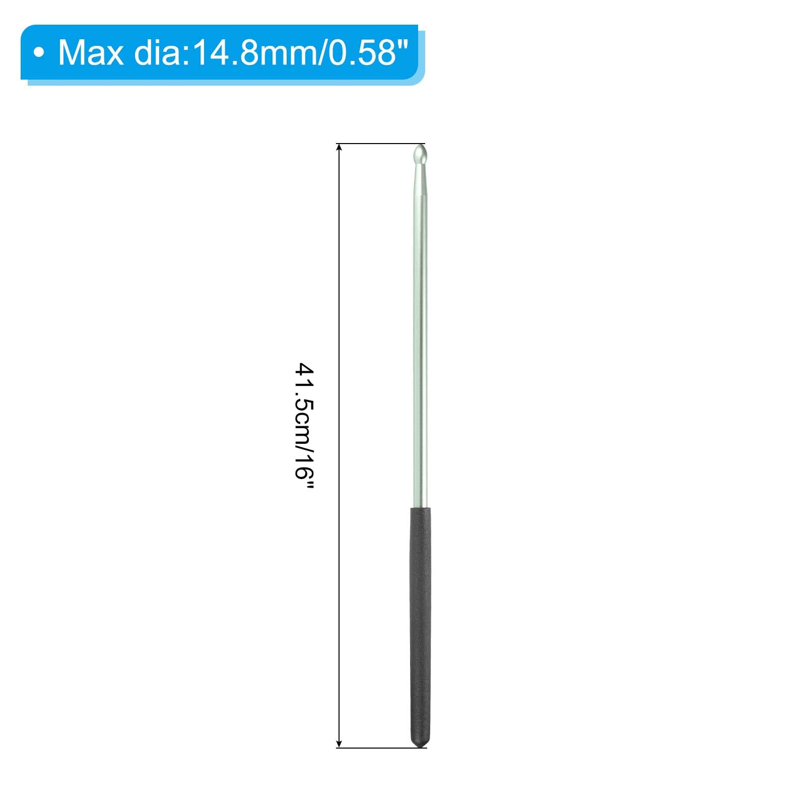 2 Paires De Baguettes De Batterie En Nylon 16 Pouces - Poignée Antidérapante Pour Exercices Et Spectacles - 8