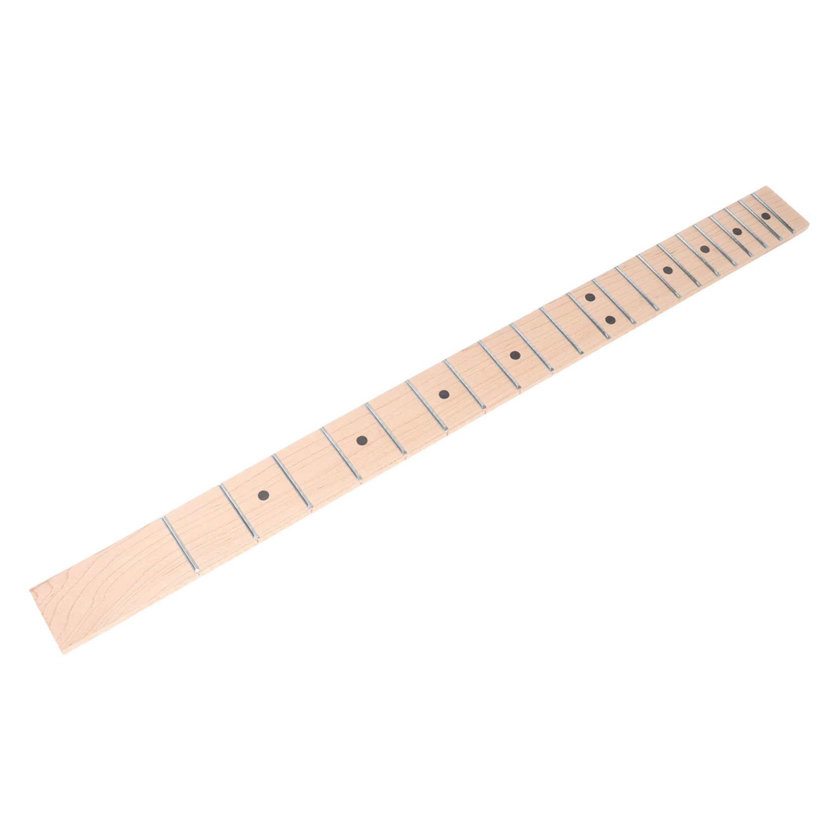 ibasenice 5pezzi Chitarra Elettrica Con Tastiera Acero Collo Sostitutivo Per Chitarra Elettrica Con Tasti Facile Da Installare e Resistente Per Chitarre Folk e Elettriche