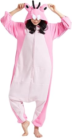 DarkCom Unisex Adult Costume Mantis Onesie Sleepwear One-Piece Pajamas