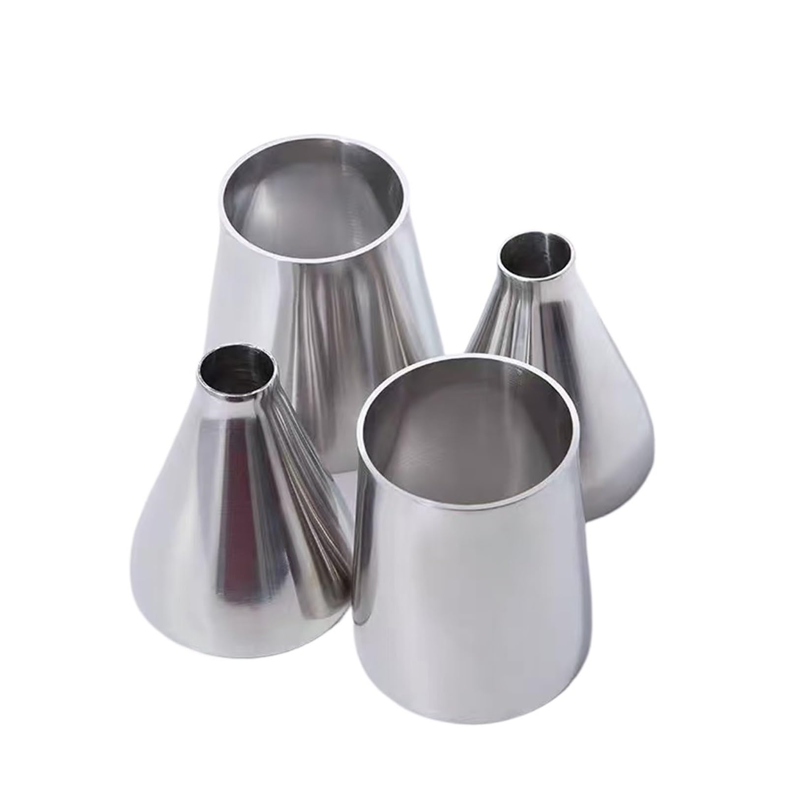 Mdbjtcyzn One Color 1Pc 89Mm To 57Mm Tube Adapte Ss304 Stainless Steel Butt Welding Speed Reducer