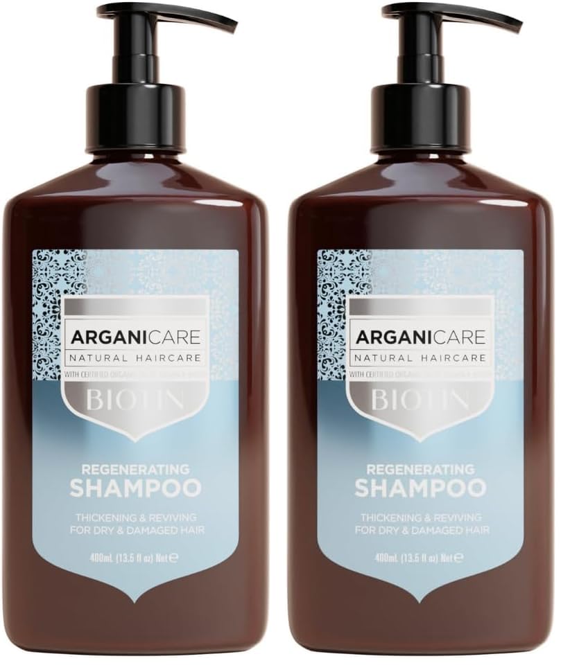 Après-Shampooing Biotine Anti-Casse et Volume ARGANICARE pour Cheveux Fins et Sensibilisés